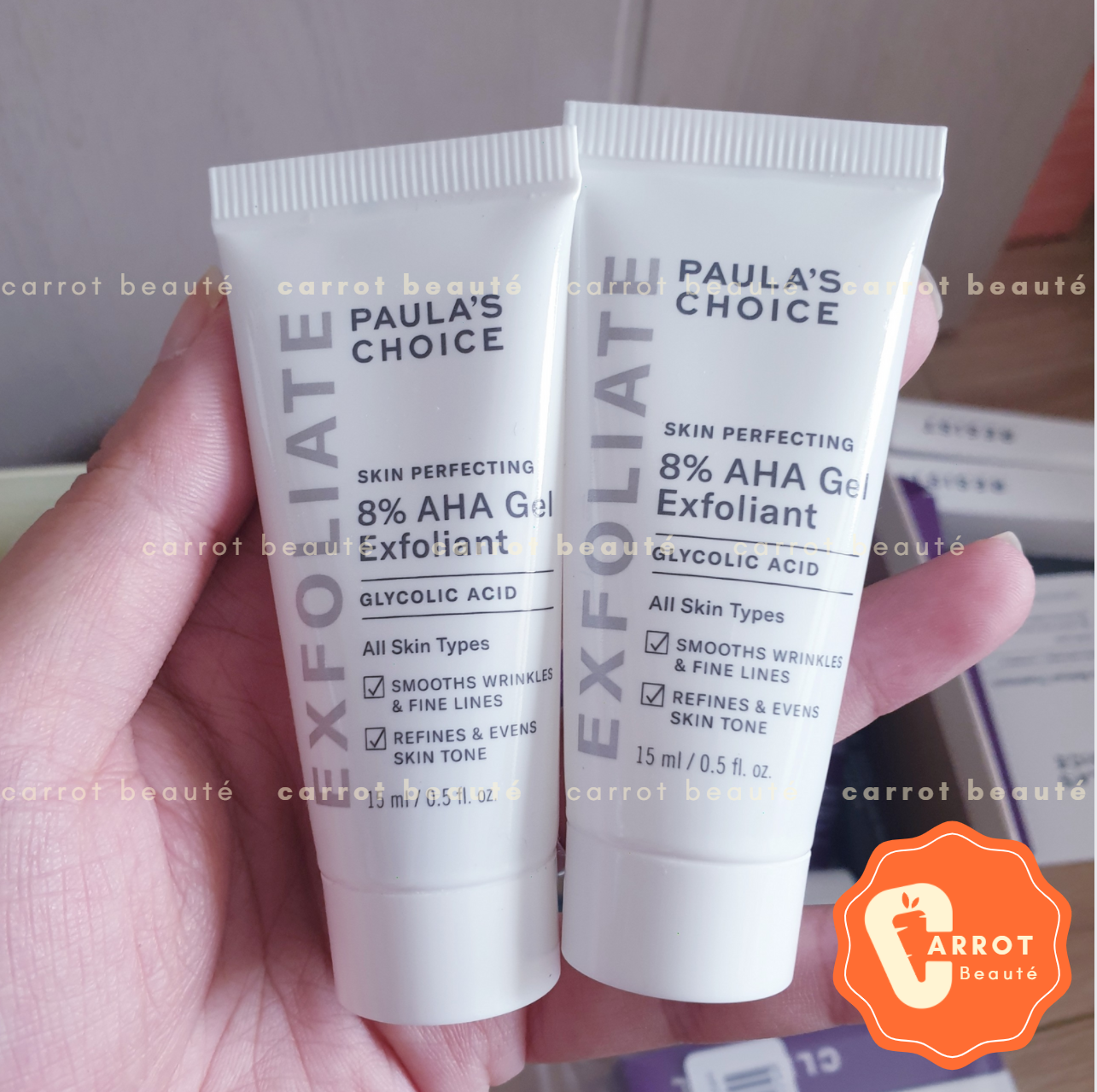 [Hcm][Trial Size 15Ml] Gel Tẩy Tế Bào Chết Paula Choice Skin Perfecting 8% Aha - Hàng Xách Tay Mỹ