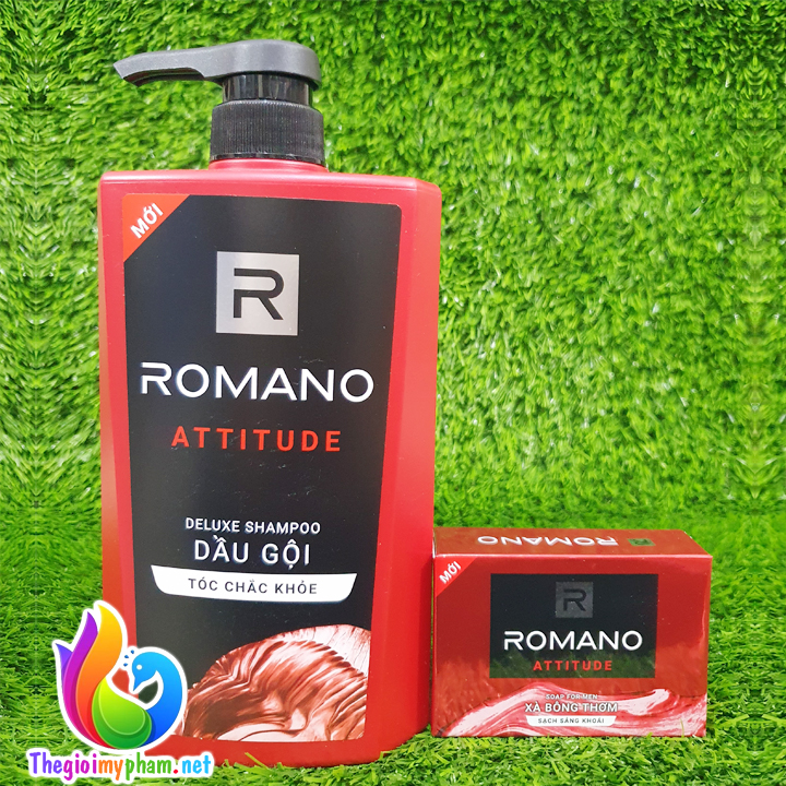 [Tặng Xà Bông Cục] Dầu Gội Romano Attitude 650G