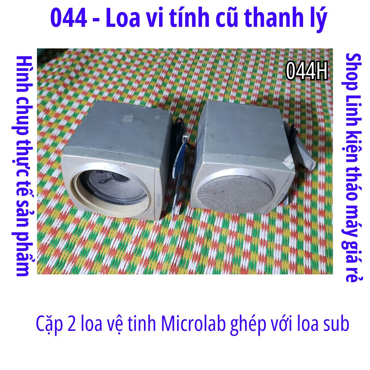 044 - Loa vi tính 2.1 5.1 microlab M-560 M-105 Jumboy soundmax các loại thanh lý
