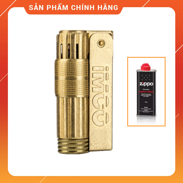 Bật Lửa Hộp Quẹt Xăng Đá Imco 6700A Bằng Đồng Thiết Kế Nhỏ Gọn Đẹp Độc Lạ - Dùng Xăng Bấc Đá Cao Cấp