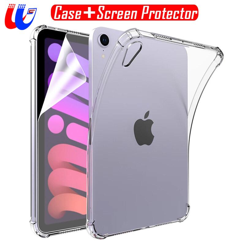 Ốp 2 Trong 1 + Bảo Vệ Màn Hình Cho Apple iPad Mini 6 Ốp Bảo Vệ TPU Mềm Chống Trượt Cho iPad Mini 6 8