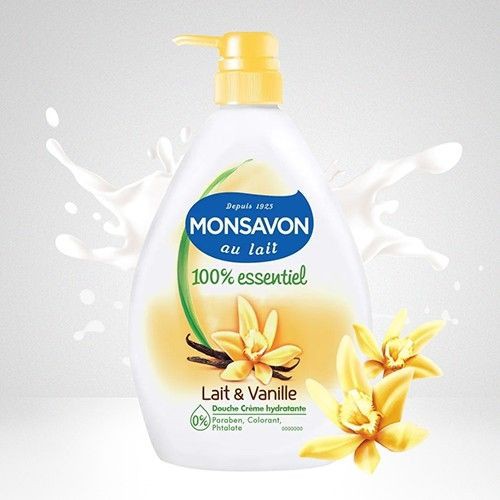 Sữa Tắm Dưỡng Ẩm Monsavon Chiết Xuất Hoa Vani 1000Ml