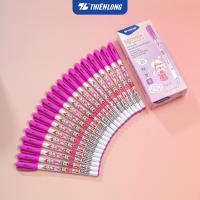 Combo 5/10/20 Bút Gel xóa được Thiên Long Mazzic TP-GELE01 ngòi 0.5mm mực xanh/đen/tím bút viết trơn mượt có gôm trên nắp