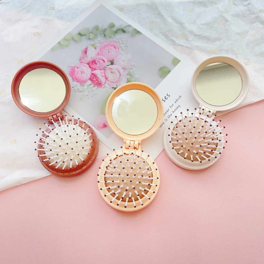 [HÀNG TẶNG KHÔNG BÁN] Gương Lược Gấp Gọn Tiện Dụng