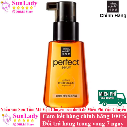 Tinh Chất Dưỡng Tóc Phục Hồi Tóc Mise En Scène Perfect Serum (Màu Vàng Morocco) #Original 80Ml - Serum Dưỡng Tóc Perfect - Dầu Dưỡng Tóc Miseen Perfect