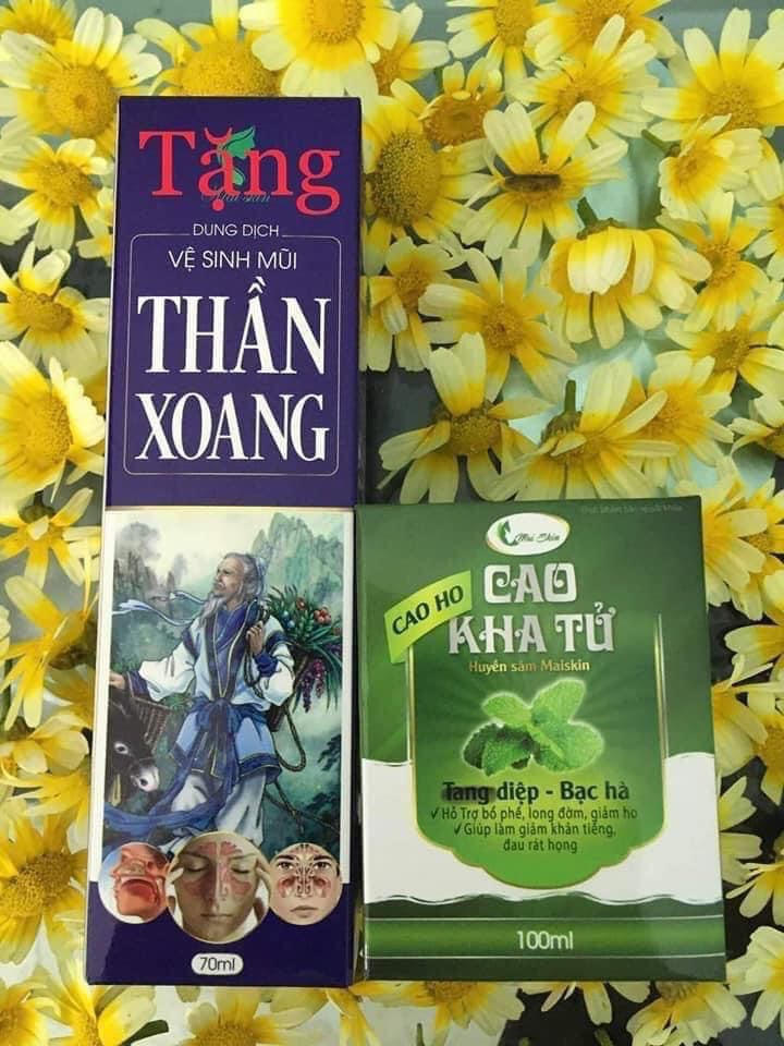 Mua 1 Tặng 1 Cao Ho Cao Kha Tử (Tặng 1 Chai Vệ Sinh Mũi Thần Xoang Trị Giá : 40.000Đ)