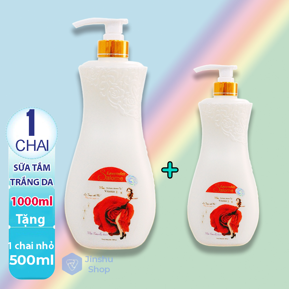 [Hcm][ Thơm Lắm Luôn ] [ Combo 02 Chai ] Sữa Tắm Hoa Hồng 1000Ml + Sữa Tắm Hoa Hồng Tươi Nhỏ 500 Ml Kèm Bổ Xung Vitamin E . (Date : 01/2023) - Giao Mùi Ngẫu Nhiên.