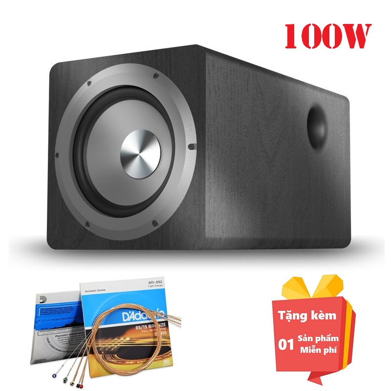 ( Quà tặng kèm Bộ 6 dây cho đàn guitar cao cấp DAddario EZ910 ) Loa siêu trầm Subwoofer SU650D công 