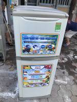 Tủ lạnh sanyo 130lit không bám tuyết đã qua sử dụng [lh 0769199696 chỉ giao kv hcm vùng lân cận]
