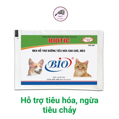 Men tiêu hóa cho chó men vi sinh Biotic
