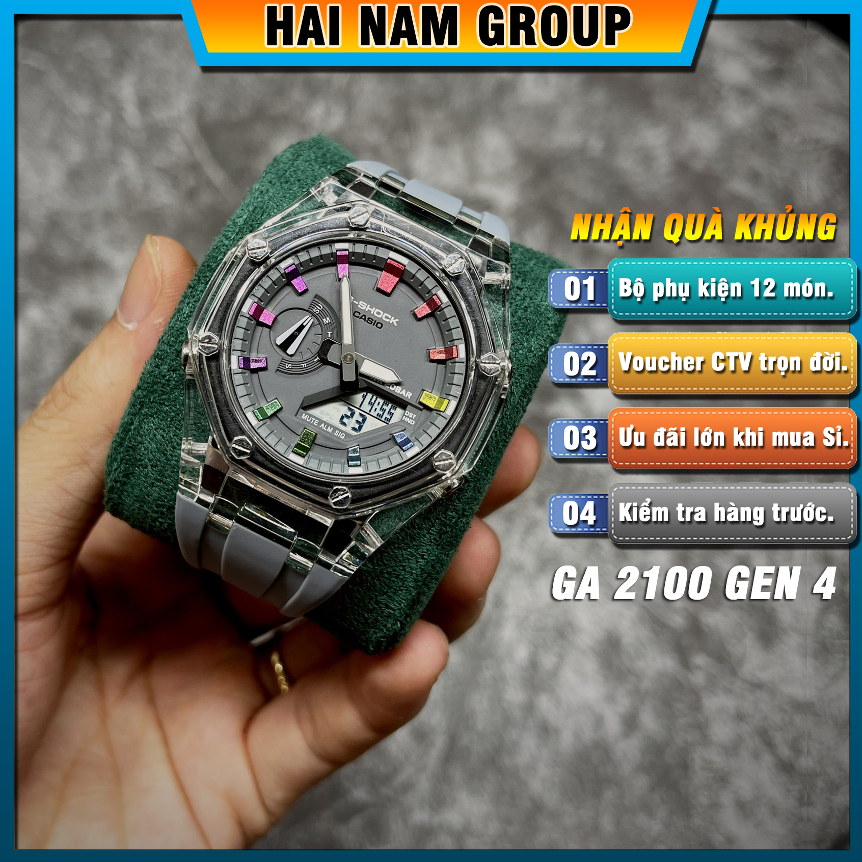Đồng hồ nam G-SHOCK GA 2100 Custom AP Gen 4 | GA-2100 HNG4010