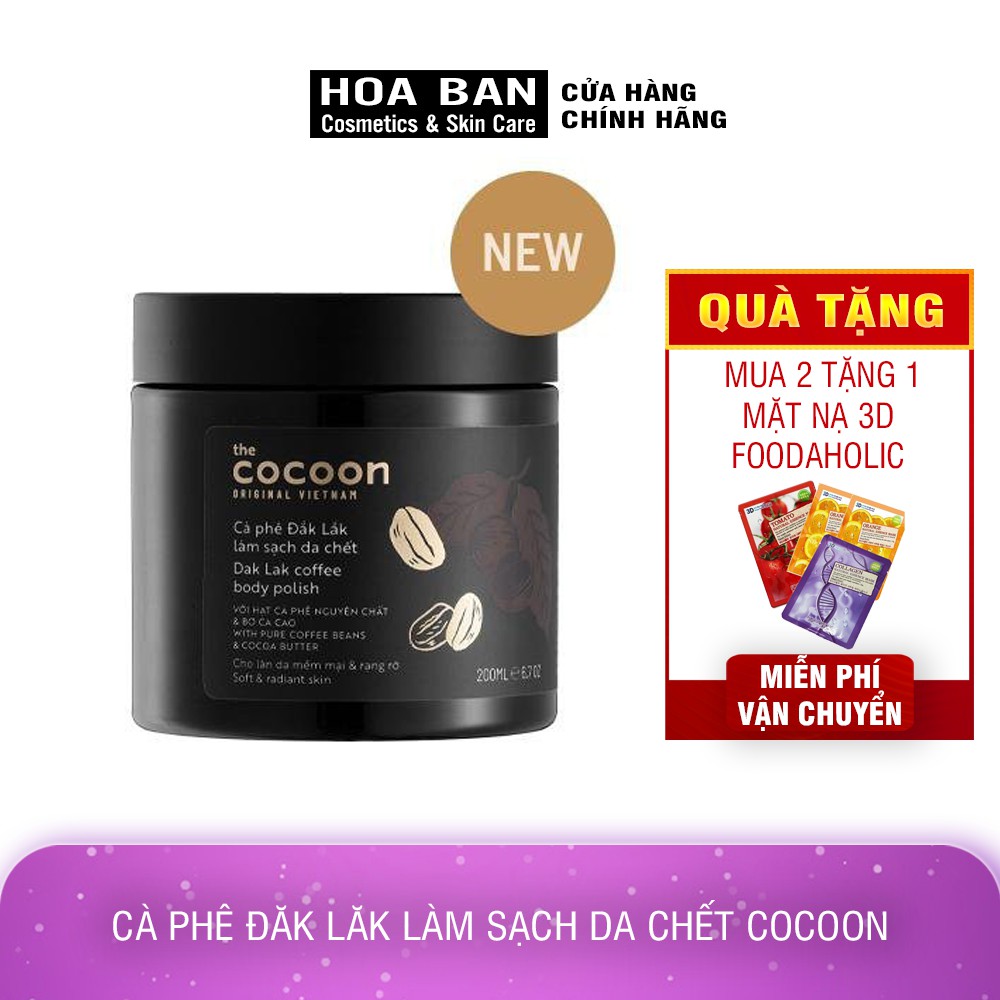 Cà Phê Đăk Lăk Làm Sạch Da Chết Cocoon 200Ml Chất Lượng Sản Phẩm Đảm Bảo Và Cam Kết Hàng Đúng Như Mô Tả