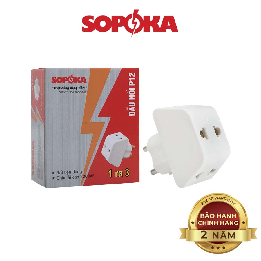 Ổ chia điện 3 lỗ SOPOKA P11 2200w