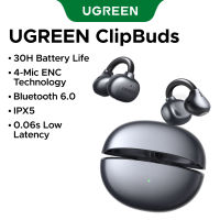 UGREEN Hitune S3 Mở Tai Nghe Bluetooth 5.4 Earphone Thiết Kế Kẹp Tai Tích Hợp Thoại HD & Khử Tiếng Ồn Khi Gọi Dành Cho Thể Thao for iPhone 15 Pro Max Samsung S24 S23 Ultra Model:45785