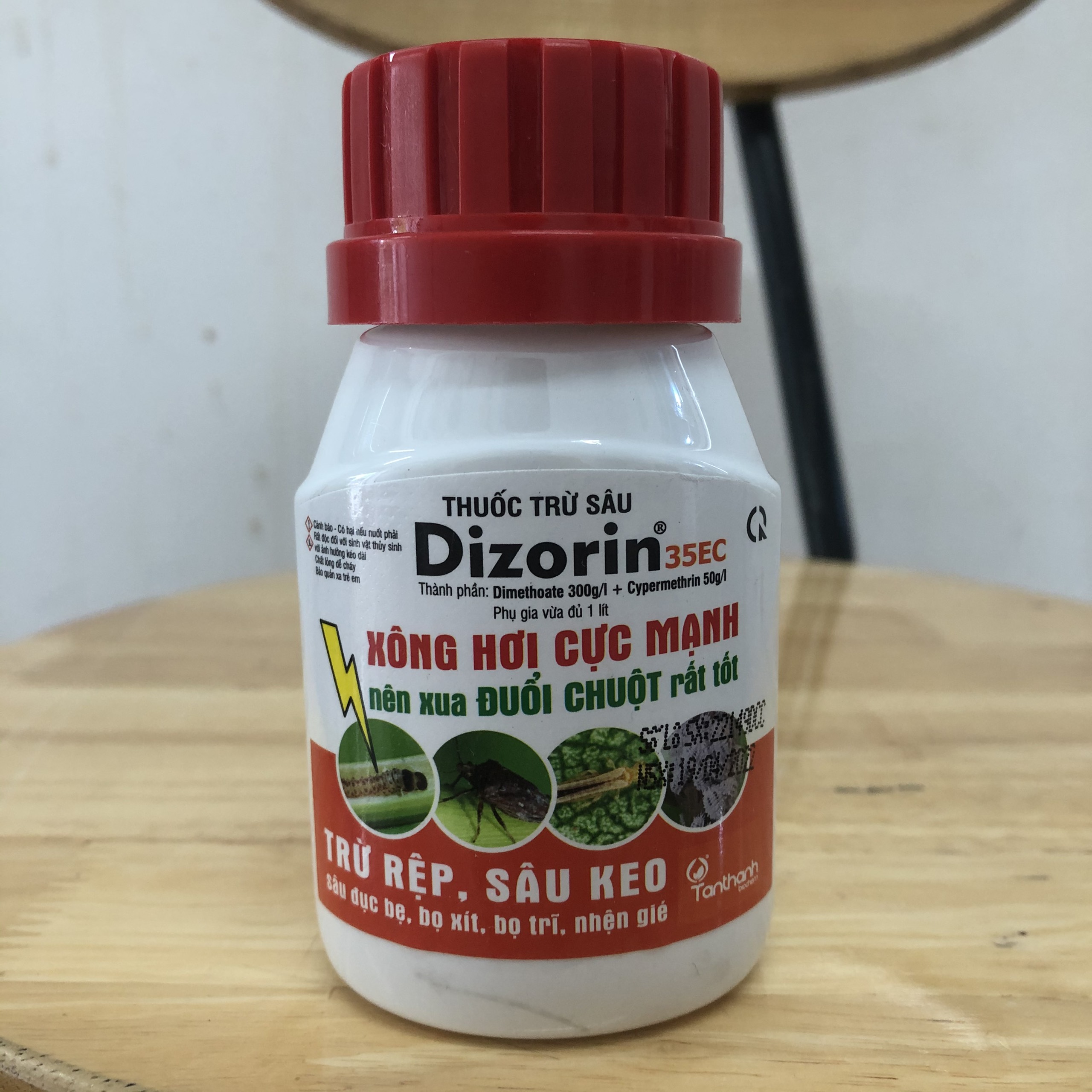 Dizorin 100ml thuốc trừ sâu Dizorin Thuốc diệt sâu keo sâu đục bẹ rệp sáp bọ trĩ nhện gié Dirozin 35