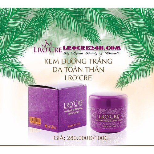kem dưỡng trắng da toàn thân lrocre -100g - 14 KEM DUONG TRANG DA 100g