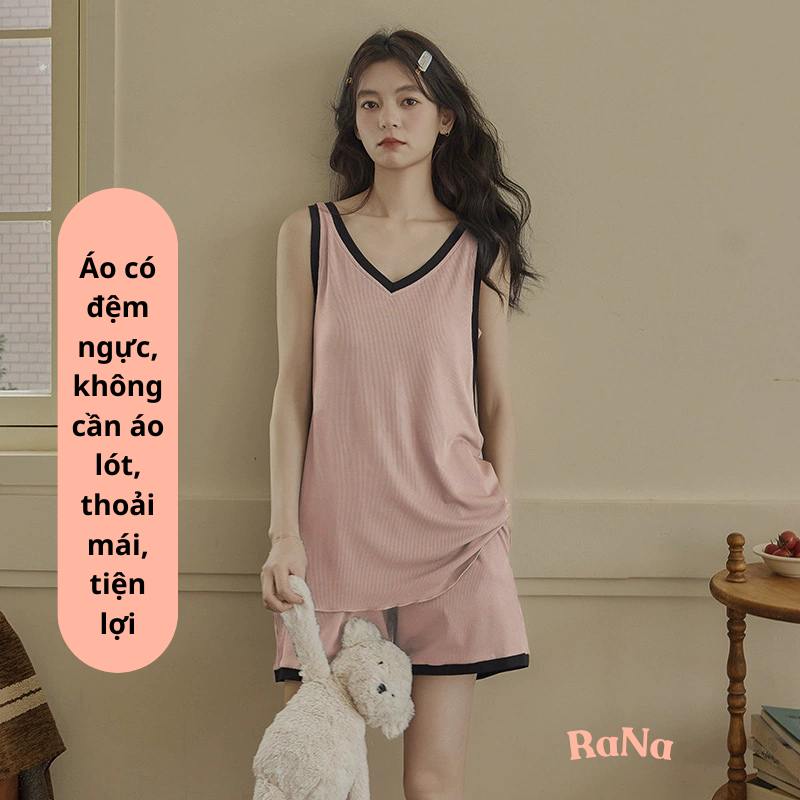 Quần áo mặc nhà có đệm ngực bồ đồ mặc hè Sự khởi đầu của việc không mặc áo ngực nhưng vẫn lịch sự