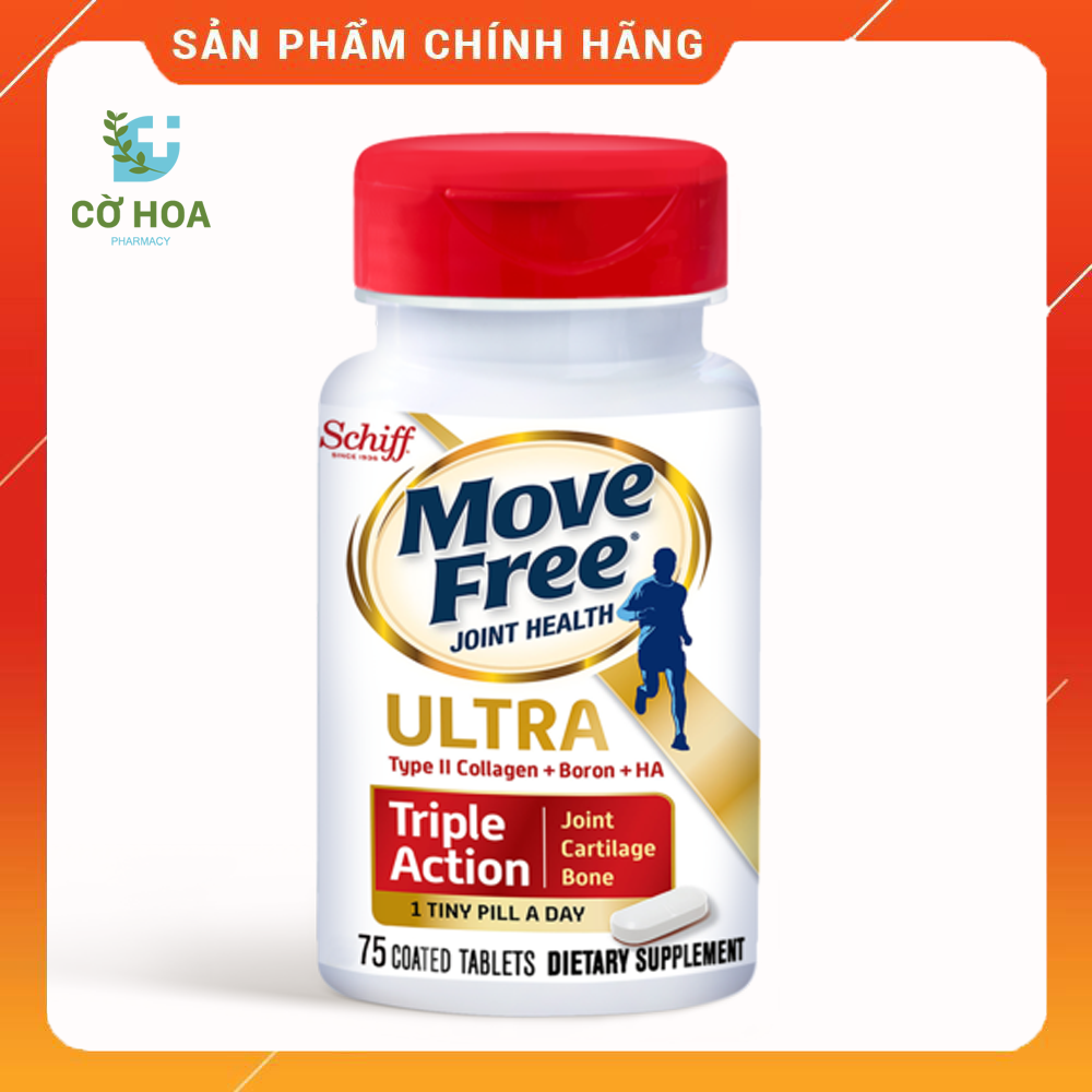 [Hcm]Viên Hỗ Trợ Và Giảm Cơn Đau Khớp Schiff Move Free Ultra Triple Action - Hộp 75 Viên