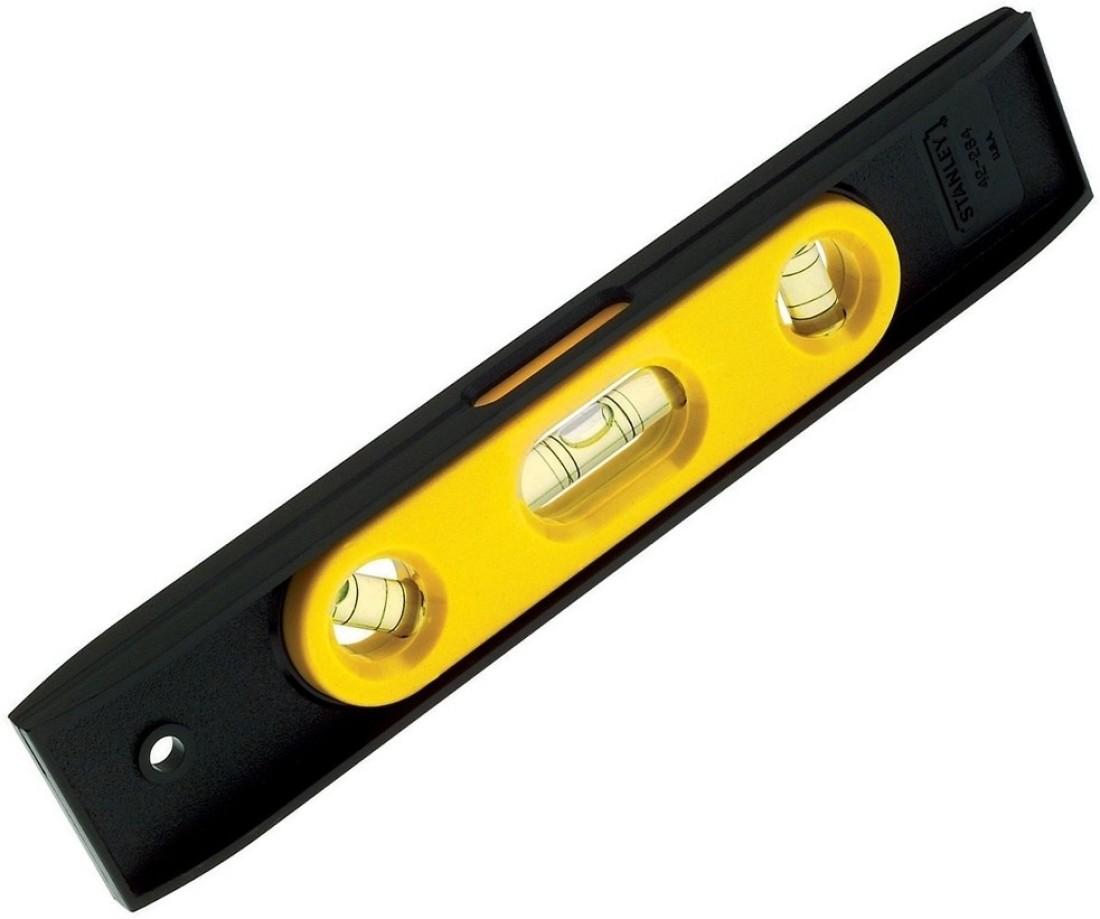 Thước thủy từ tính 225mm Stanley 42-264 - Nhựa ABS chống sốc, độ chính xác cao