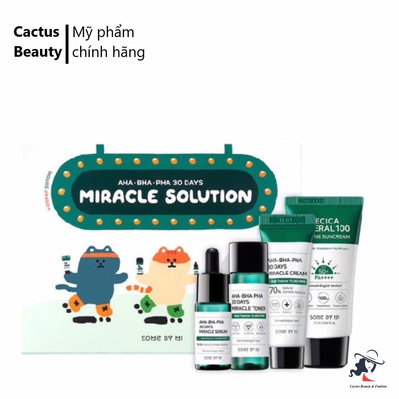 [HCM]Bộ kit Some By Mi AHA BHA PHA 30 Days Miracle Solution 4-Step Kit (Edition)
