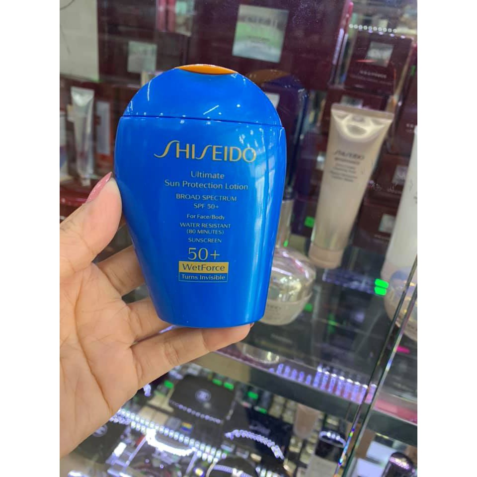 [HCM]Kem chống nắng Shiseido Ultimate Sun Protection Lotion Wetforce Broad Spectrum SPF 50 Water Resistant - 3678 cam kết sản phẩm đúng mô tả chất lượng đảm bảo