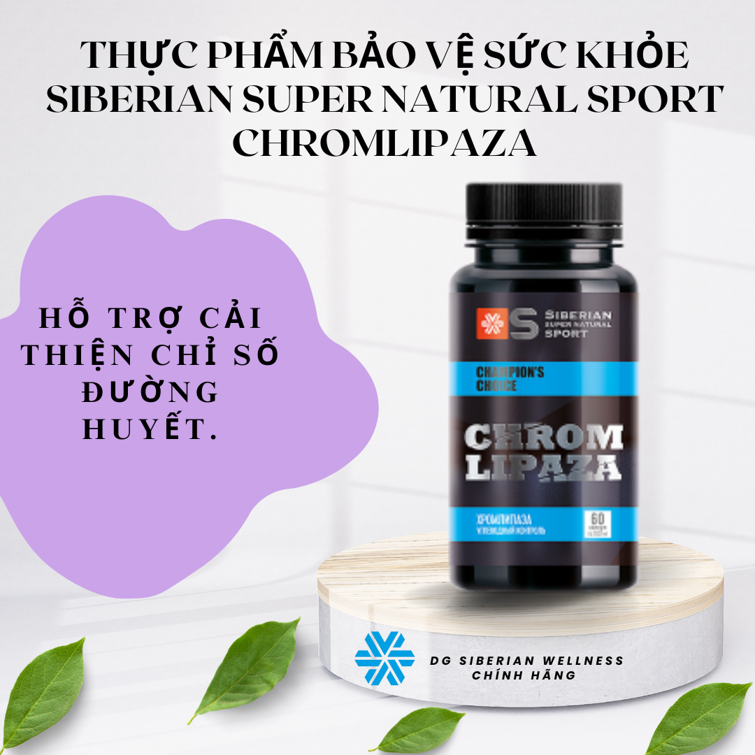 [CHÍNH HÃNG] Thực phẩm bảo vệ sức khỏe Siberian super natural sport Chromlipaza - SIBERIAN WELLNESS