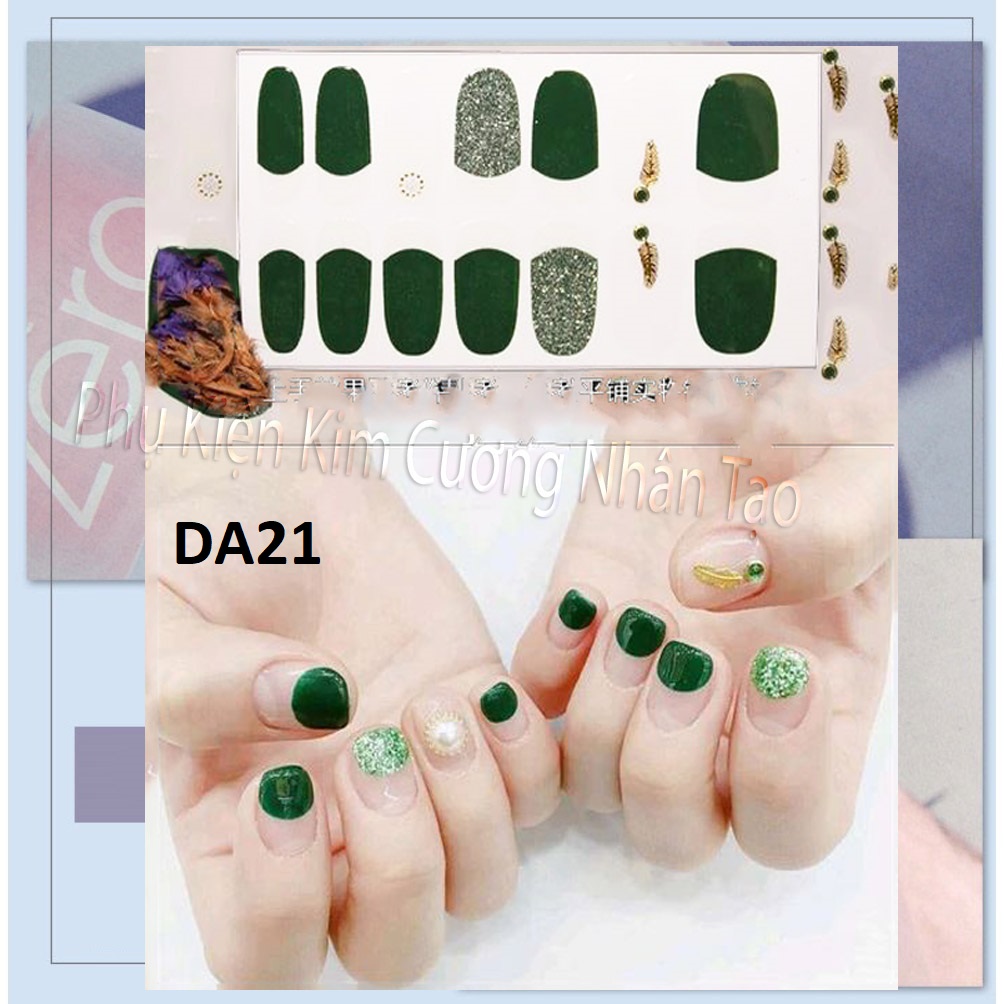 Miếng Sticker Dán Móng Tay Như Đi Tiệm Nail 3D Kháng Nước Bền Chặt - P15