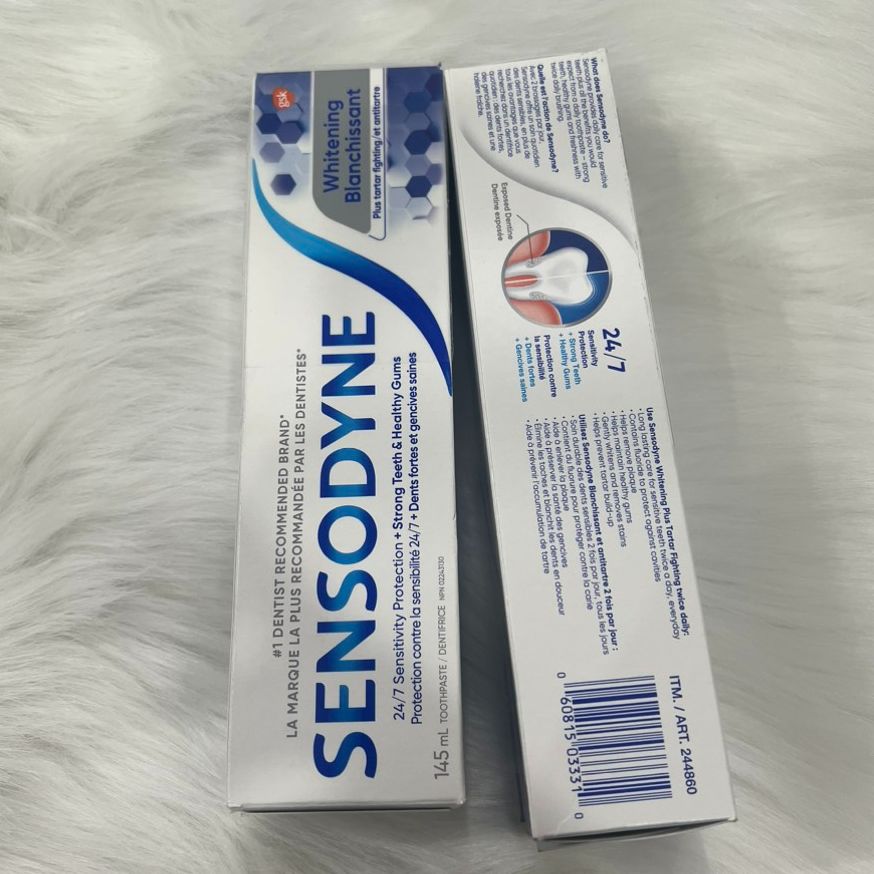 Kem đánh răng Sensodyne Whitening Blanchissat 145ML - Mỹ