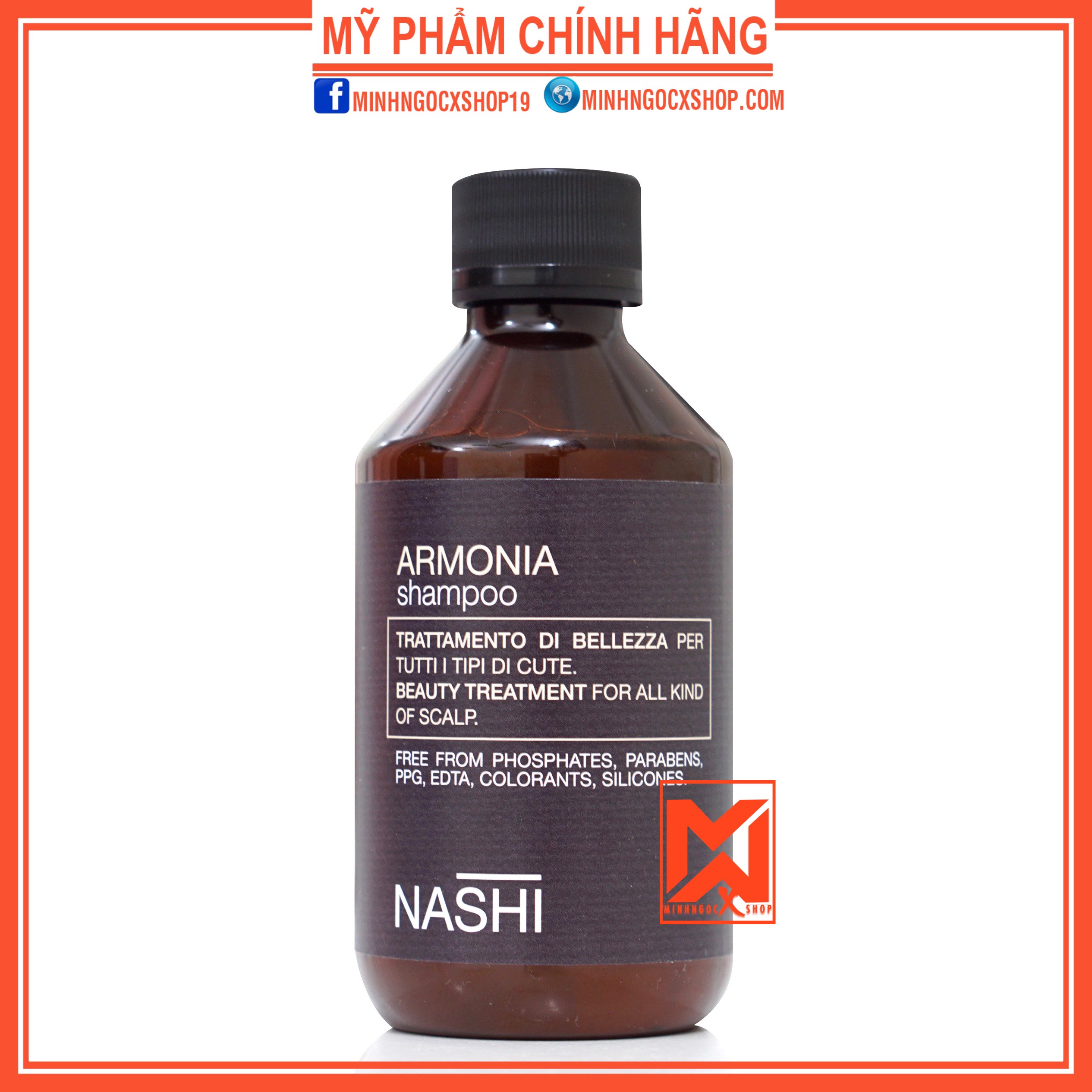 Dầu Gội Cho Tóc Dầu Gàu Và Khô Nashi Armonia 250Ml Chính Hãng
