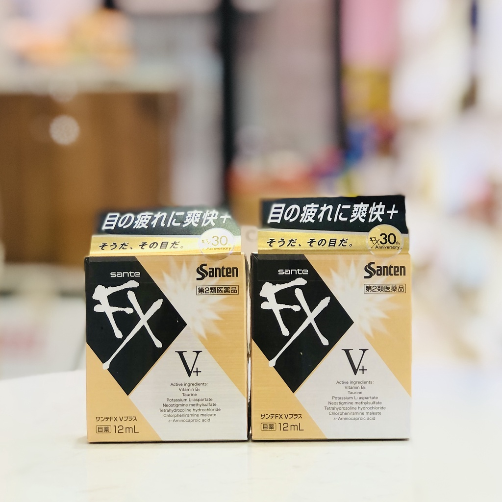 COMBO 2 Lọ Nhỏ Mắt Neo Fx Bạc - Nhỏ Mắt Neo Fx Vàng 12ml Nhật Bản