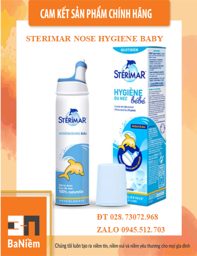 Nước biển xịt mũi Sterimar giảm viêm mũi dị ứng sổ mũi chai 50ml