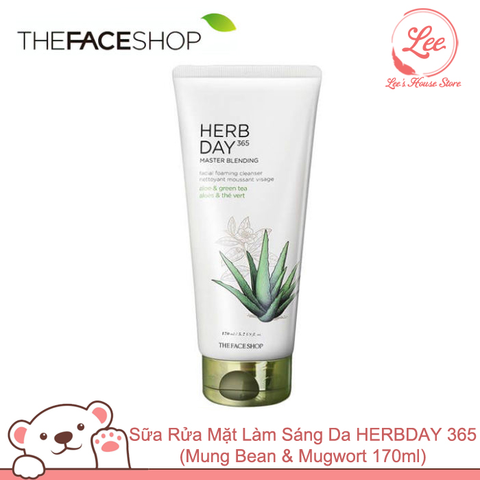 [Hcm]Sữa Rửa Mặt Làm Sáng Da Herb Day 365 170Ml (Cái)