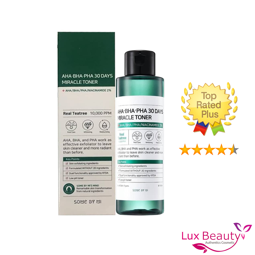 Nước Hoa Hồng Ngừa Mụn Toner Some By Mi Aha Bha Pha 30 Days 150Ml