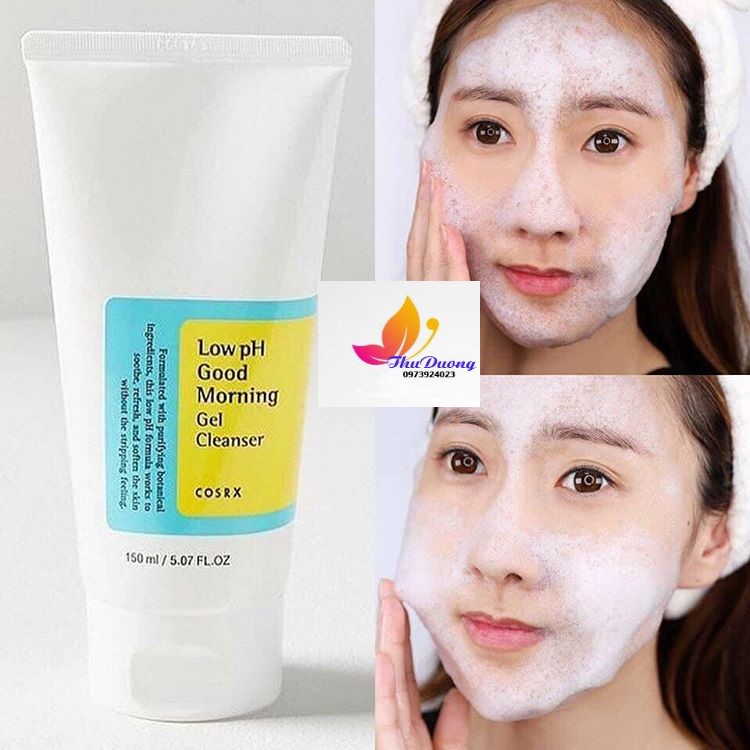 [Hcm]Sữa Rửa Mặt Cosrx Low Ph Good Morning Gel Cleanser 150Ml _Bluehamos