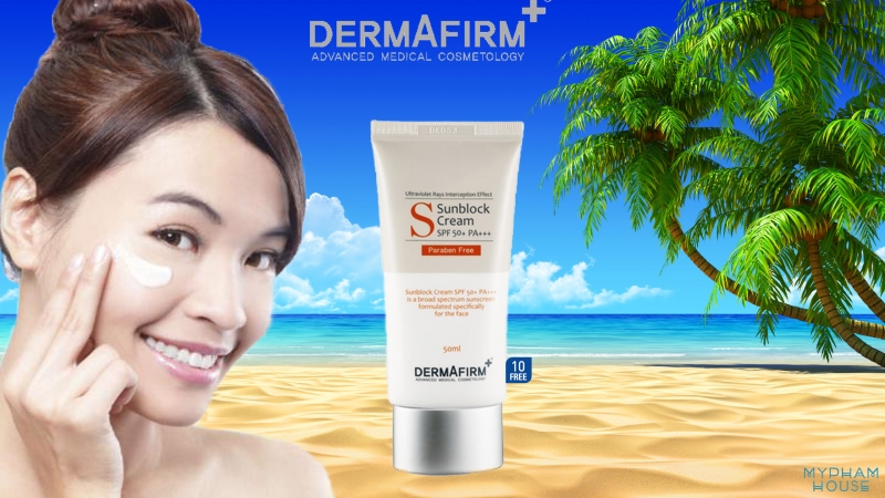 [Chính hãng] Dermafirm Hàn Quốc Sun Block Cream Kem chống nắng body toàn thân cho da dầu da khô da mụn da nhạy cảm