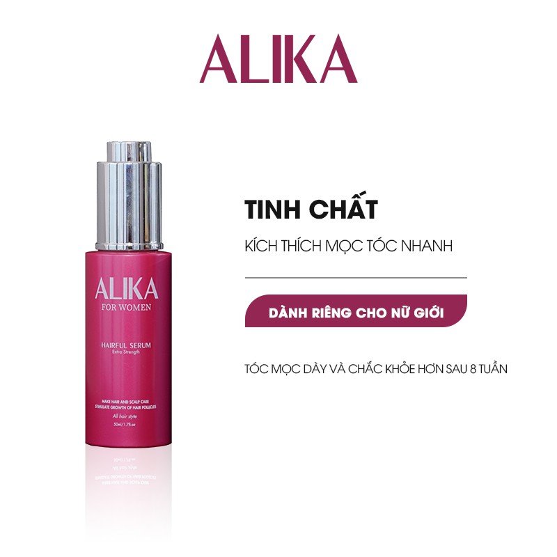 Kích Thích Mọc Tóc Nhanh Với Tinh Chất Serum Mọc Tóc Alika Nữcam Kết Hiệu Quả Sau 8 Tuần Sử Dụng50M