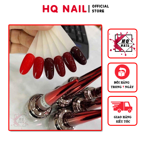 Sơn gel Mxbon đỏ cực đẹp cho bộ nail đầy quyến rũ