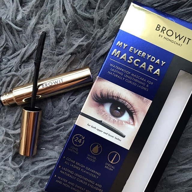 [Tặng Quà Siêu Hot] Mascara Làm Dày Và Cong Mi Không Lem Browit By Nongchat My Everyday