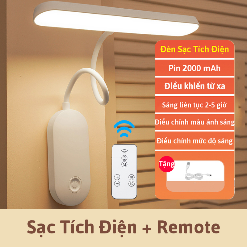 Đèn LED Để Bàn Gấp Đèn Bàn Học Để Bàn Bảo Vệ Mắt Đèn Ngủ Phòng Ngủ Bàn Ký Túc Xá USB Đèn Đọc Sách Quà Tặng