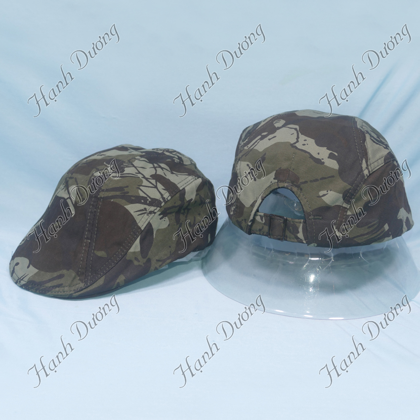 Nón mỏ vịt nón beret  mũ bê rê mũ mỏ vịt Huy Hoàng người lớn vòng đầu từ 57-58cm chất liệu vải cotto