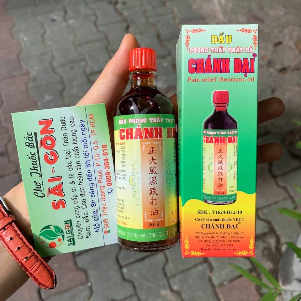 [Hcm]Dầu Chánh Đại Xoa 50Ml