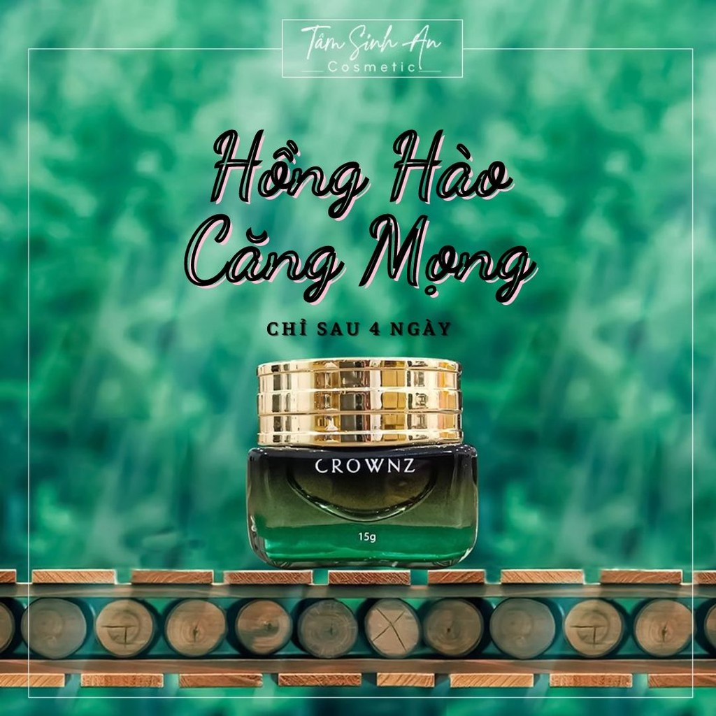 Kem Làm Hồng Nhũ Hoa Vùng Kín Làm Sáng Da Hết Thâm Da Crownz 4 Ngày Hiệu Quả Dưỡng Hồng Giảm Thâm Ti Và Vùng Kín - Mãi Mãi Tuổi 18 - Tâm Sinh An Cosmetic