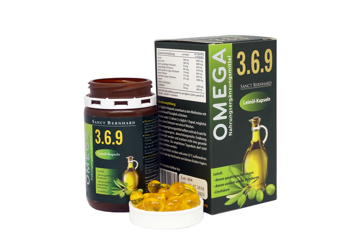 [Hàng Chính Hãng Chlb Đức] Viên Uống Bổ Mắt Não Da Omega 3 6 9