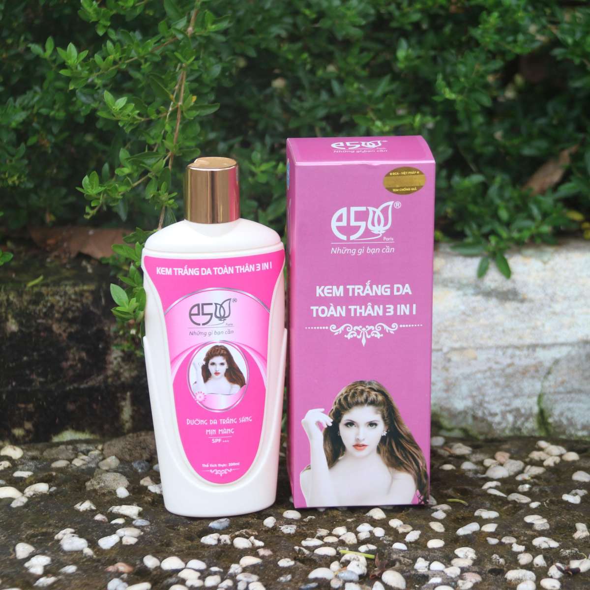 [Hcm]Kem Trắng Da Toàn Thân 3 In 1 E5 200Ml