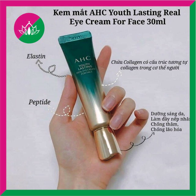 Kem Mắt Ahc Hàn Quốc 12Ml – Bản Nâng Cấp Mới – Hoàn Hảo Về Mọi Mặt - Xoá Thâm Chống Lão Hoá Giảm Bọng Mắt Và Dưỡng Ẩm