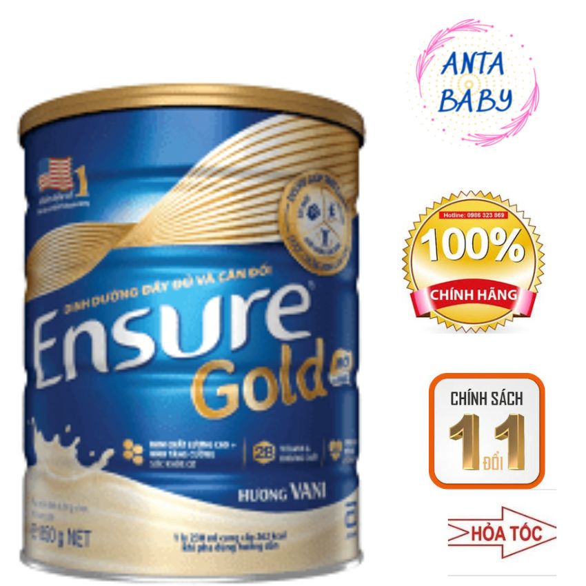 Sữa Ensure Gold Hương Vani 850g.
