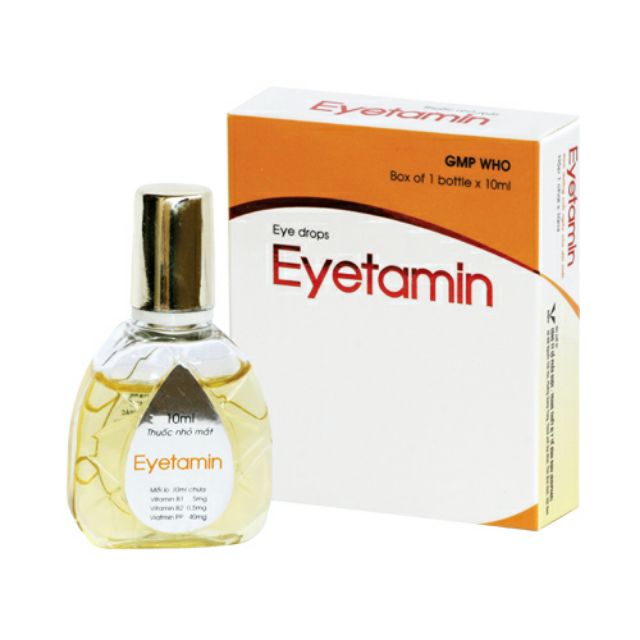 Nhỏ Dưỡng Mắt Eyetamin Ct Bidiphar Lọ 10Ml