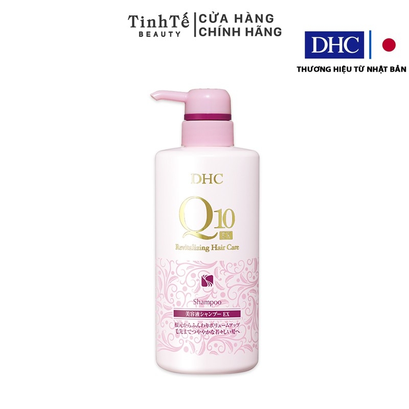 Dầu Gội Dưỡng Tóc Dhc Q10 Revitalizing Shampoo Ex 500Ml (Dùng Được Cho Cả Tóc Nhuộm)