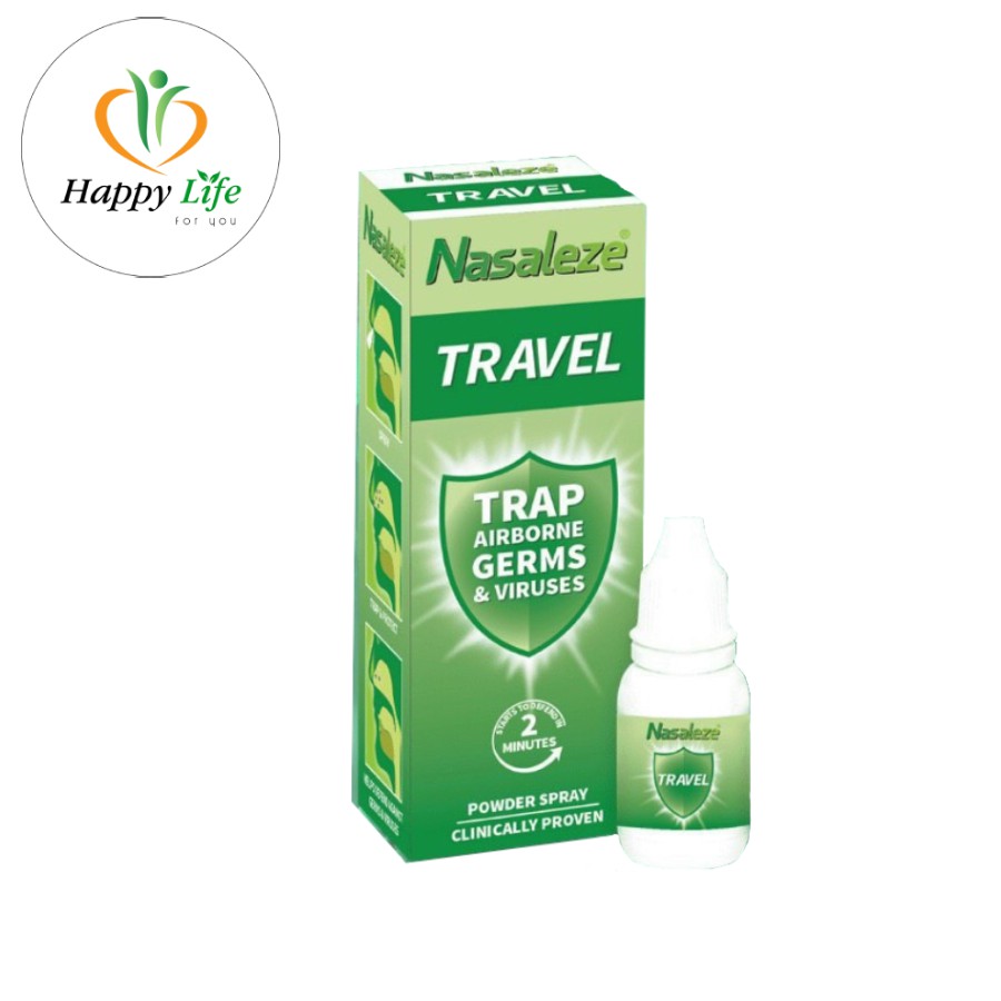 [Hcm]Bột Xịt Mũi Nasaleze Travel - Kháng Khuẩn Kháng Bụi ( Nhập Khẩu Anh)