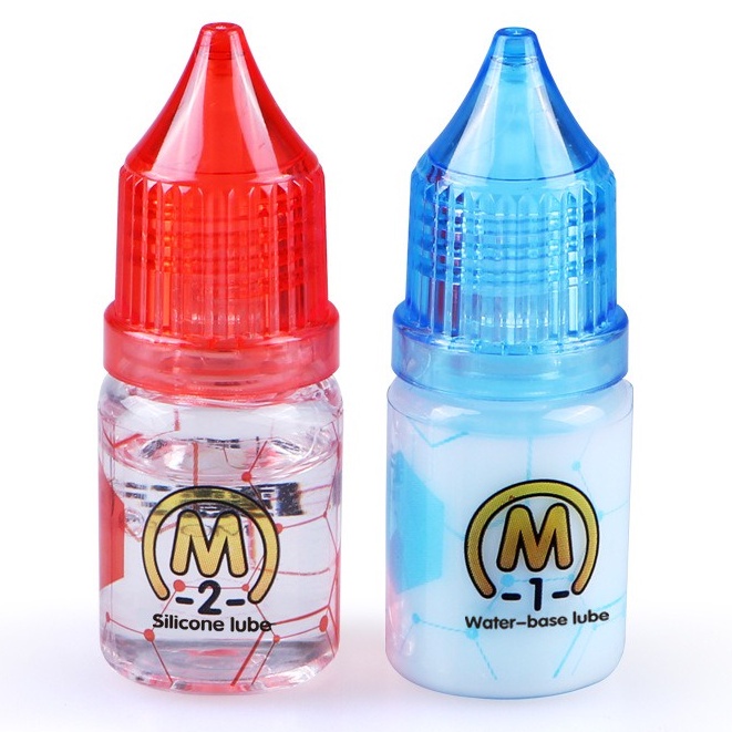 Silicon Dầu Bôi Trơn Rubik QiYi Lube M1/M2 5ml Màu Xanh Màu Đỏ